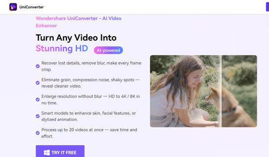 ai video upscaler